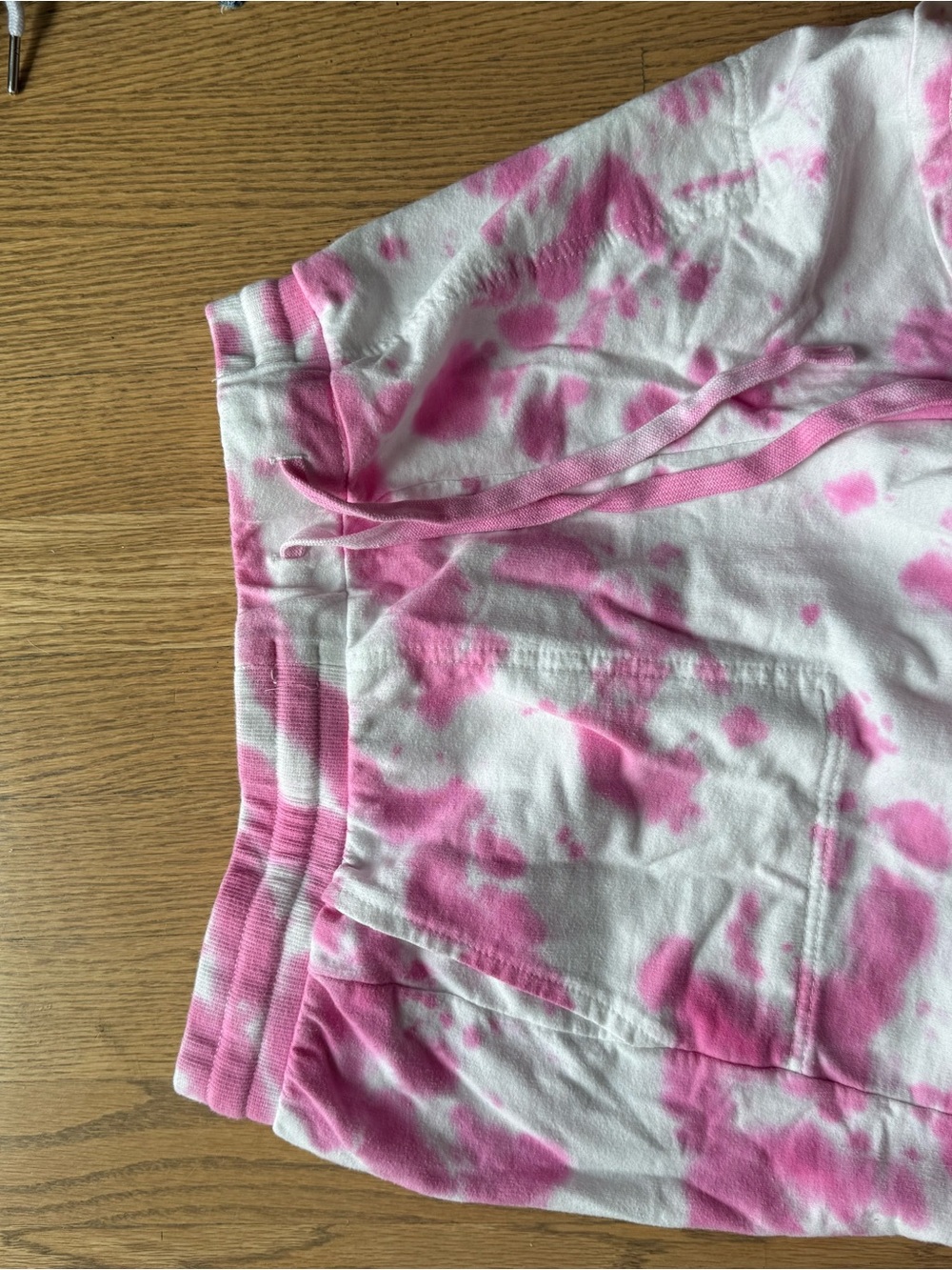 Pink Tie-Dye Sweatshorts - Soft Cotton Blend